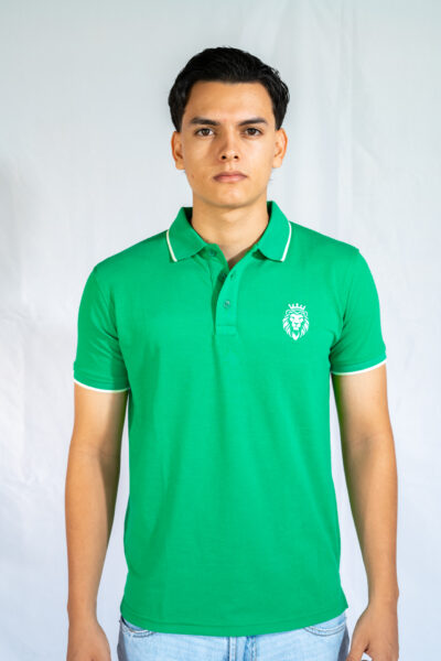 Camiseta Polo Verde - Línea blanca