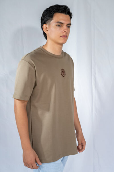 Camiseta kaki - león café